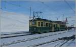 An old, but nice WAB train on the Kleine Scheidegg.