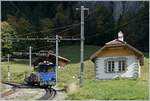 The He 2/2 32 (1995/SLM ABB Stadler) wiht a Cargo train near Lauterbrunnen.
16.10.2018