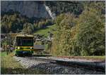 A WAB local train from Lauterbrunnen to the Kleine schiede ober Lauterbrunnen.

16.10.2018