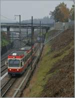 A WB local service is approching Liestal. 
06.11.2011