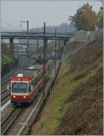 A WB local service is approching Liestal. 
06.11.2011