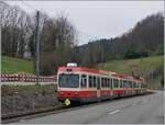 A WB BDe 4/4 with his local service by Niederdorf.