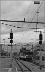 The  Zentralbahn  De 110 022-1 in Meiringen.