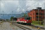  Zentralbahn  De 110 021-3 in Meiringen.
05.06.2013