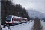 At Brienzwiler in the here flat Aare Valley, a Zentralbahn 160 002-8 is on its way as an IR from Interlaken Ost to Lucerne. The short train is due to the then rampant Coronavirus.

March 16, 202