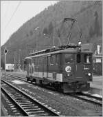 Zentralbahn  zb  De 110 021-3 in Interlaken Ost.
05.02.2011