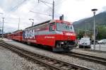 Ge 4/4 III no 646  BGA  at Landquart August 29th, 2009.