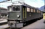Ge 6/6 II No 707 at Chur, June 20th, 1980.