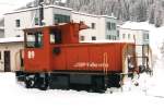 RhB Tractor Tm 2/2 89 on 13.12.1997 at Davos.