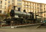 I have to waited more than 40 years to take a picture form the beautiful Steam Locomotive A 3/5!  (Picture taken from free area on the 150 years jubilee of the Lausanne - Geneva Line)  16.11.2008  