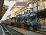 My 10 000. rail-picturs.com Picture was taken for 10 years ago: The SBB Historic A 3/5 705 with his fast train  1930  in Lausanne.

16.11.2008