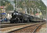 The C 5/6 2978 and 2969 in Göschenen. 
21.10.2017