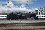 SBB Historic 'Elefanten'(Elephant, due to being the strongest steam loco in Swoiss ranks at the time) 2978 runs round at Brugg AG on 26 May 2019 during the OPen Weekend and Steam Days of the Verein MIkado 1244.