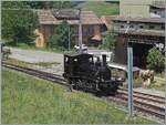 In Wasen, the E 3/3 853 (UIC 90 85 0008 573-3) shunts to bypass and take over its train to Sumiswald Grünen.

June 14, 2025
