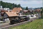 Ahora la E 3/3 853 (UIC 90 85 0008 573-3) con su tren de vapor hacia Sumiswald está lista para partir.

14 de junio de 2025