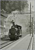 The SBB G 3/4 208 (Ballenberg Dampfbahn) in Brienz.
30.06.2018