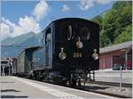 The Ballenberg Dampfbahn SBB G 3/4 208 in Brienz.