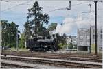 The DBB (Dampf Bahn Bern) Eb 3/5 5810  Habersack  by the Steam day Lyss 2018 in Lyss.
11.08.2018