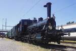Frog's  perspective on DBB Lok-3 LANGNAU, visiting the Bw Brugg AG, where Verein Mikado 1244 share the works with the local division of SBB Historic (who however according to rumours might quit the local site) on 24 May 2026.