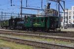 El 23 de mayo de 2026, UeBB 31 remolca la locomotora DBB Lok-3 'LANGNAU' y un vagón ex-BLS luggale hacia Brugg AG durante el fin de semana de Pentecostés de Verein Mikado 1244, que organiza