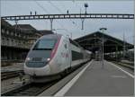 TGV Lyria 4417 to Paris is leaving Lauanne.
18.05.2013