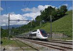 TGV Lyria to Paris in La Plaine.