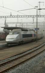 TGV  Lyria  service N 9281 from Paris to Bern in Travers. 
19.11.2009