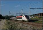 TGV Lyria from Lausanne to Paris in Vufflens la Ville.
29.08.2018