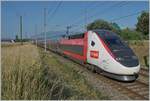 The TGV Lyria 4722 on the way from Geneva to Paris by Bourdigny. 

19.07.2021
