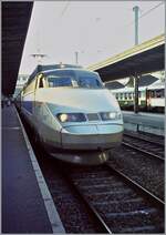 TGV Lyria N° 116 in Paris Gare de Lyon.

analog picture / 10.11.2000