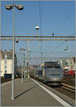 TGV Lyria in Lausanne. 
11.03.2011