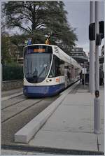 After a long 61 years break run now trams over the borther from Geneva to Annemasse.