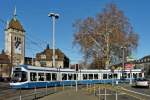 . Cobra tram N 3055 pictured in front of the Swiss National Museum in Zrich on December 27th, 2009.