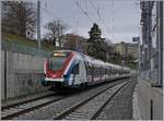 The SBB CFF LEX RABe 522 228 on the way to Annemasse by Lancy Bachet.