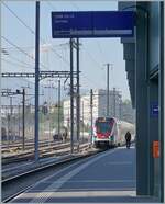 At first glance, a mundane picture; but upon closer inspection, the destination display reveals the special feature: The SBB LEX RABe 522 220 is on its way to Vernier as Léman Express 23535 of