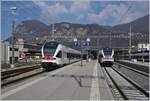 Trenonord ETR 524 in Mendrison on the way to Varese and Como. 

 21.03.2018