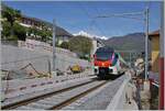 The SBB TILO RABe 524 306 and a other one run between Tenero and Locaro through the future Minusio station (in operation from December 10th, 2023).