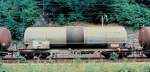 Tank wagon SBB-CFF Fermat in Interlaken (CH), August 1996 [wagon citerne, carro cisterna]