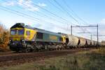 Freightliner Poland/RRF 513-02 hauls a cereals train through Alverna on 21 November 2021.