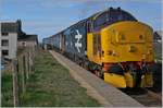 The BR 37 403 in Parton (Cumbria Coast Line).