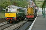 Swangage Railway D6515 (33012) and 08436 in Swanage.