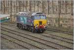 The Direct Rail Services 57308 in Carlisle.