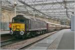 The West Coast Railway 57 313 in Edinburgh.