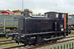 A former War Department Diesel shunter, (700)33 takes part in a loco parade at Amersfoort on 14 October 2014.