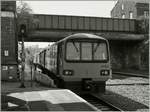 The GWR Great Western Railway (first Group) 143 620 is leaving Exeter Central. 20.04.2016