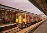 A Wessex-train service to Exeter st David in Turo.