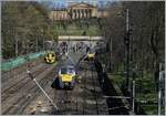 Scotrail Class 334 and an Class 158 by Edinburgh Waverley.