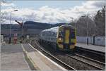 The ScotRail Class 158 (158725) on the way to Aberdeen in Stonehaven.