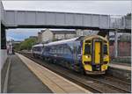 The ScotRail 158 704 in Kircaldy.