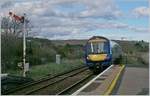 The Scotrail 170 419 from Aberdeen to Glasgow in Stonehaven.